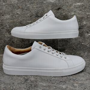 Thursday Boot Company Premier Low Top Sneakers Mens Size 16 White Leather Casual